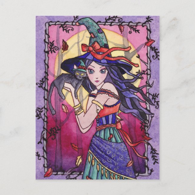 Alessa - Zigenarhäxa Vykort (Framsida)