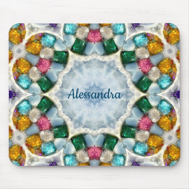 ALESSANDRA ~Gem Stone ~ Personlig Musmatta (Framsidan)