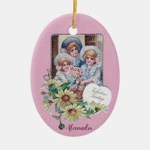 ALESSANDRA ~ VALENTINE EGG ~ 1908 ~ JULGRANSPRYDNAD KERAMIK