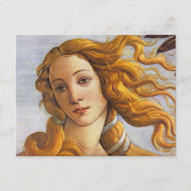 Alessandro Botticelli, gudinna Venus födelse Vykort (Framsida)