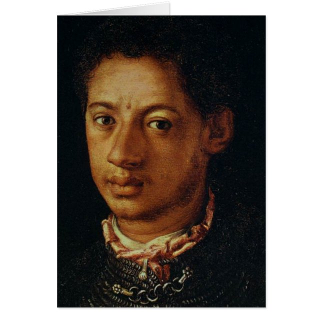 Alessandro de Medici av Agnolo Bronzino Hälsningskort (Framsidan)