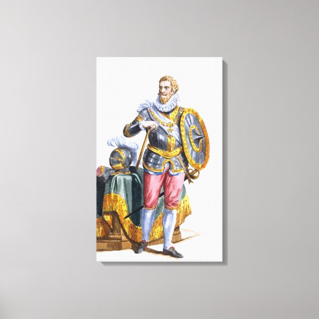 Alessandro Farnese (1546-92) Duke of Parma från 'R Canvastryck (Framsida)