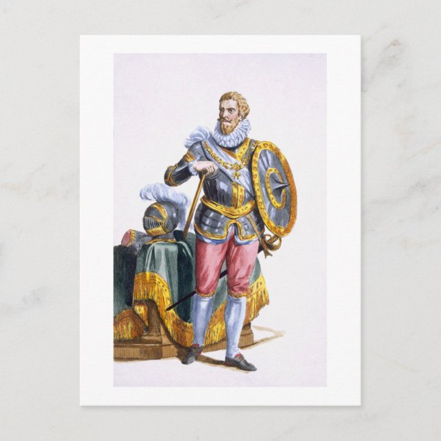 Alessandro Farnese (1546-92) Duke of Parma från 'R Vykort (Framsida)