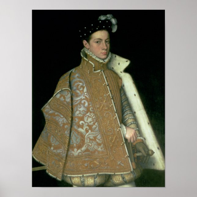 Alessandro Farnese ,senare guvernör i Nederländern Poster (Framsidan)