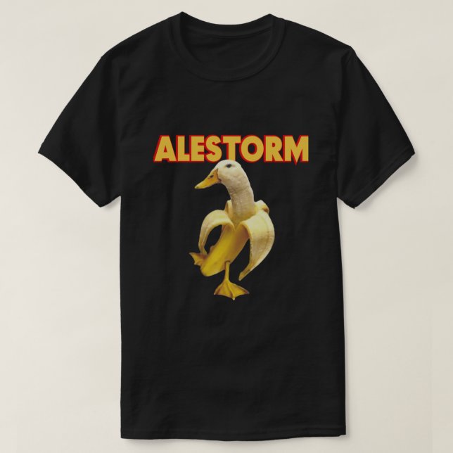 Alestorm Funny Banana Anka T Shirt (Design framsida)