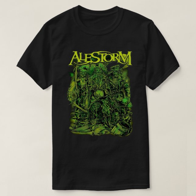 Alestorm New Logotyp Alestorm T Shirt (Design framsida)