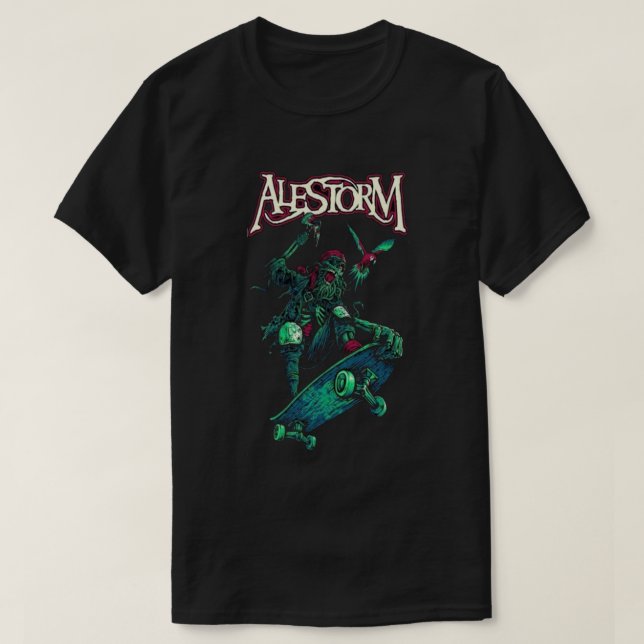 Alestorm New Logotyp Alestorm T Shirt (Design framsida)