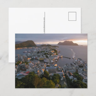 Alesund Norge Helg Vykort