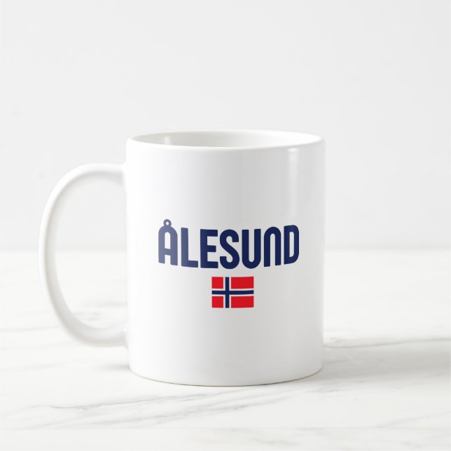 ÅLESUND Norge Kaffemugg (Vänster)