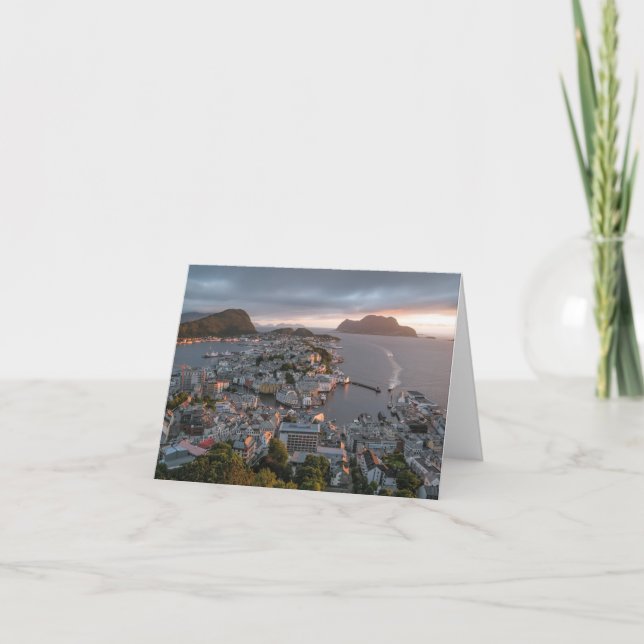 Alesund Norge Kort (Framsida)