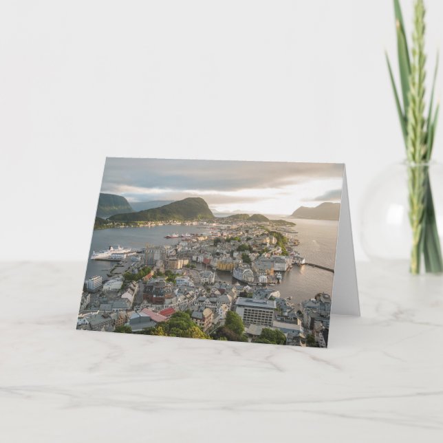 Alesund Norge Kort (Framsida)