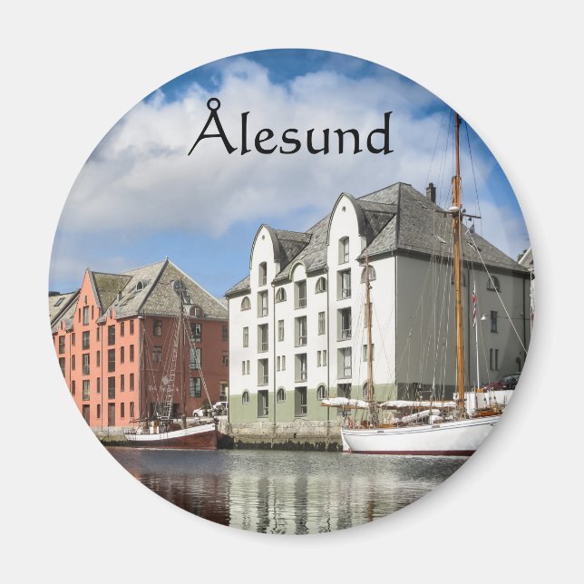 Ålesund Norge Magnet (Framsidan)