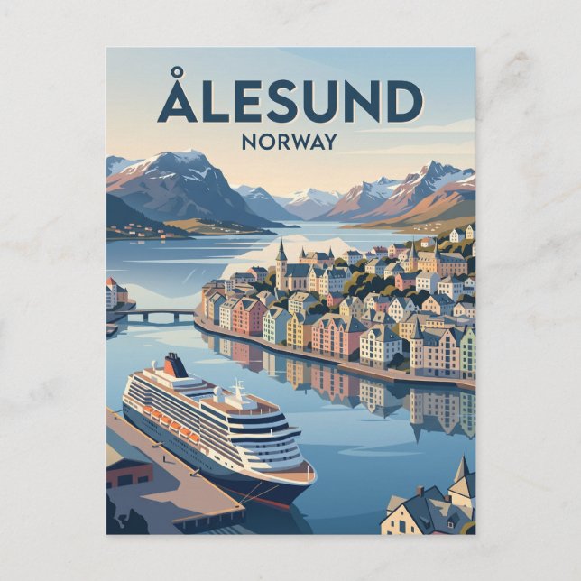 Ålesund, Norge Norge Vykort (Framsida)
