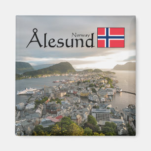Alesund Norge Souvenir Magnet