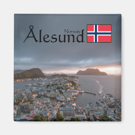 Alesund Norge Souvenir Magnet