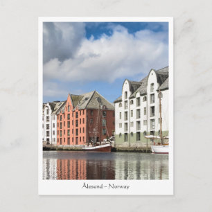 Alesund Norge Travel Photo Vykort