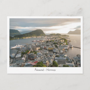 Alesund Norge Vykort