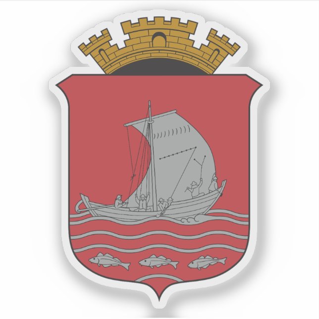 Ålesunds jacka klistermärken (Framsida)