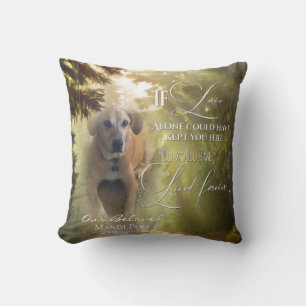 Aletha Private If Kärlek Ensam Forest Pet Memorial Kudde
