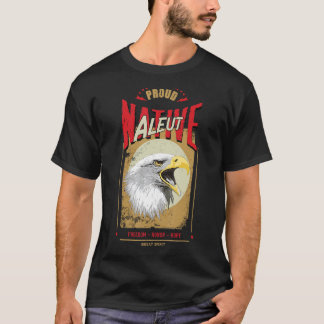 Aleut Native American Eagle Spirit Vintage Honor T Shirt