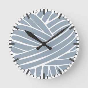 Aleutian Minimum Modern Yarn Boll Round Clock Cloc Rund Klocka