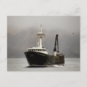 Aleutian No. 1, Crab Boat in Dutch Harbor, Alaska Vykort