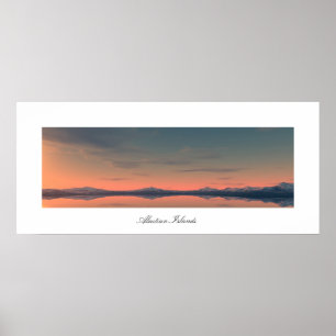 Aleutian öar poster