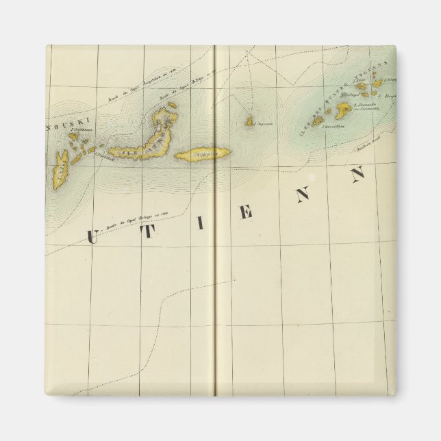 Aleutianöarna 39 magnet (Framsidan)