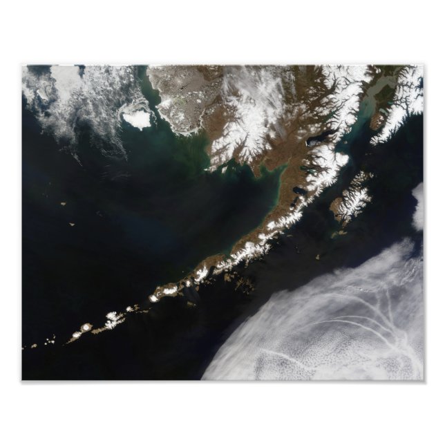 Aleutiska öarna och Alaska-peninsulan Fototryck (Framsidan)