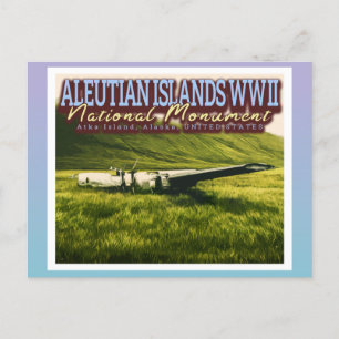 ALEUTISKA ÖARNA WW2 NATIONAL MONUMENT - ALASKA US VYKORT