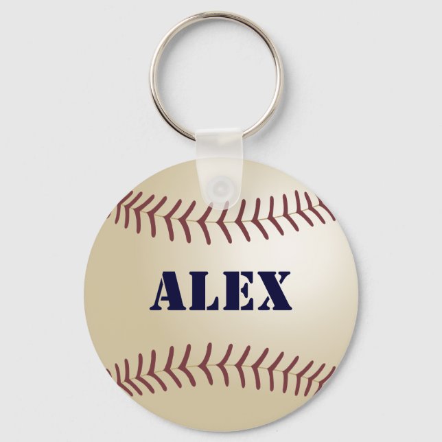 Alex Baseboll nyckelring by 369MyName (Framsida)