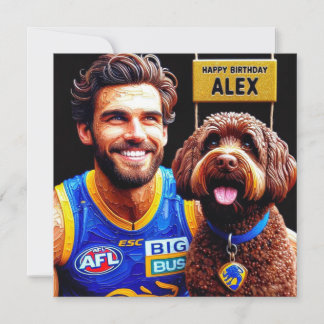 ALEX ~ Birthday Card ~ Fotbollsäsong ~