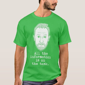 Alex Horne Taskmaster all information finns på T Shirt