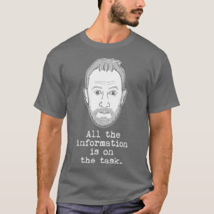 Alex Horne Taskmaster all information finns på T Shirt