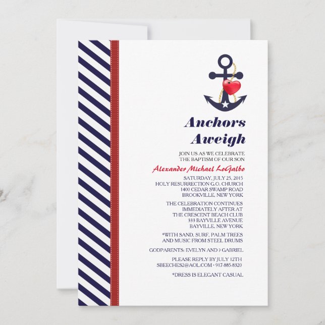 Alex inbjudan (Framsida)