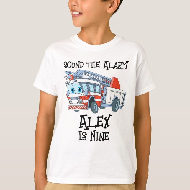 Alex is Nine T Shirt (Framsida)