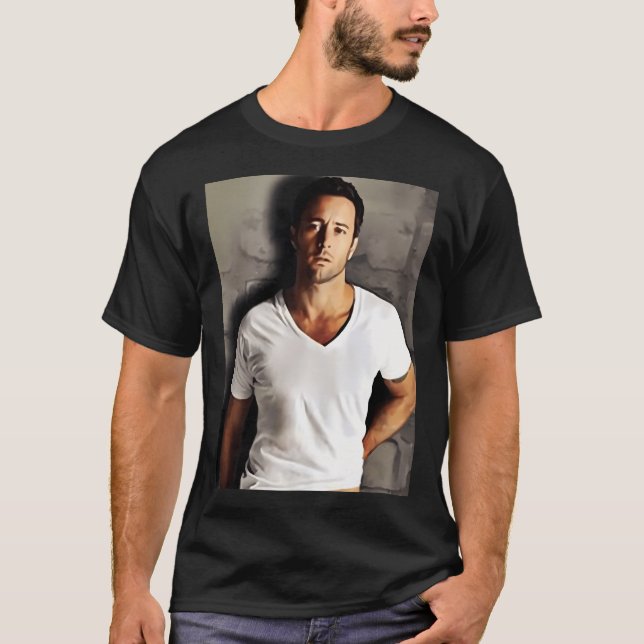 Alex O'Loughlin T Shirt (Framsida)