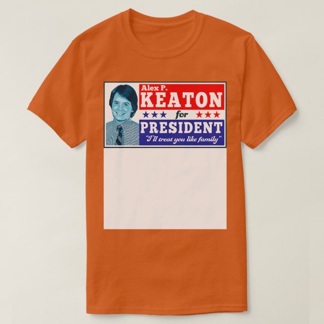Alex P Keaton för 1 T Shirt (Design framsida)
