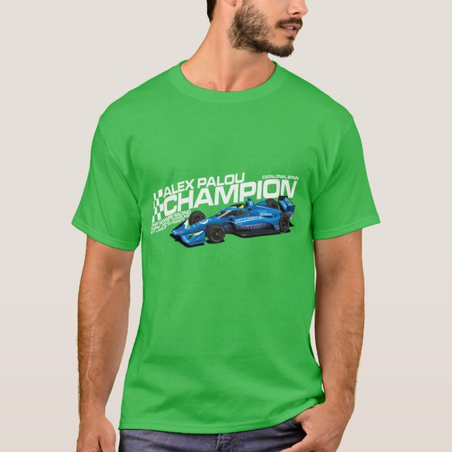 Alex Palou 2021 Champion T Shirt (Framsida)