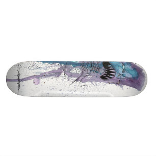 Alex Pardee "halsbränna ", Skateboard Bräda 19,5 Cm