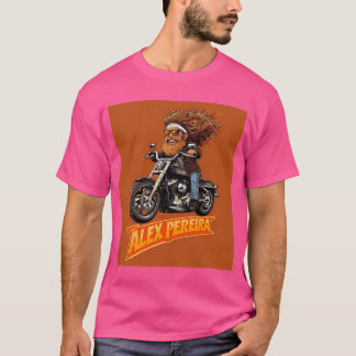 Alex Pereira Mma Fighter Rider Porträtt T Shirt