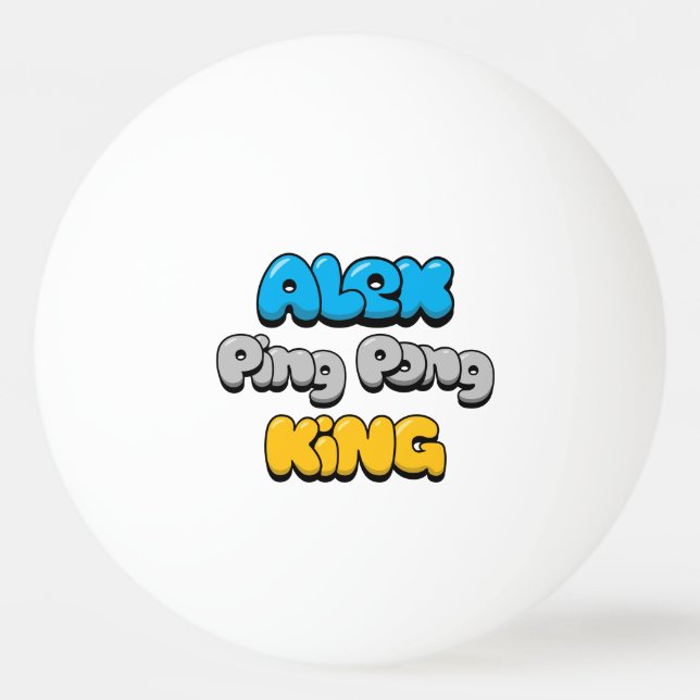 Alex Ping Pong Kung Pingisboll (Framsidan)