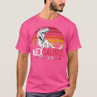 Alex Saurus Funny Personlig Dinosaur T Rex Namn Shirt