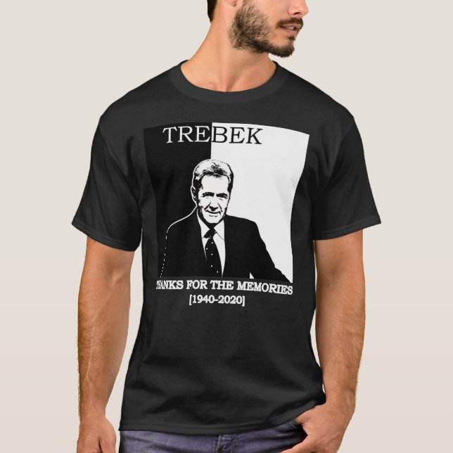 Alex Trebek Classic T-Shirt (Framsida)