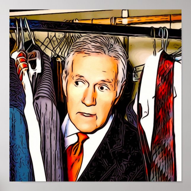Alex Trebek Poster (Framsidan)