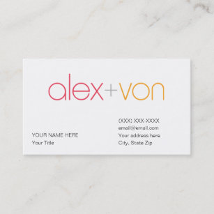 alex von visitkortmall (med adressen) visitkort
