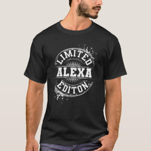 ALEXA Begränsadare utgåva Funny Personlig Namn Gif T Shirt