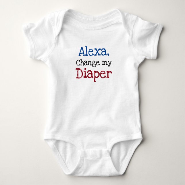 Alexa, byt ut min blaper Infant T Shirt (Framsida)