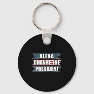 Alexa byter ordförande Funny Trump Nyckelring