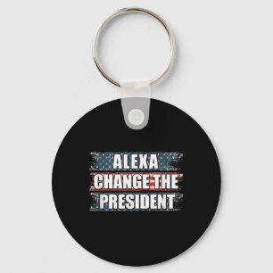 Alexa byter ordförande Funny Trump Nyckelring